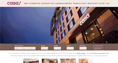 Desktop Screenshot of casahotels.co.uk